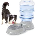 Dog Water Bowl Dispenser,3 Gallon/ 11L Pet Water Dispenser Station for Large Dogs and Cats,Gravity Automatic Feeder,Large Size Dog Drinking Fountain