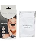 LOBE MIRACLE 20 Pc's Nose Strips Blackhead Remover & Pore Cleanser Skincare Cleansing Charcoal Strips for Women and Man (20 Strips) (Charcoall)