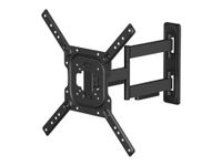 Monoprice TV Wall Mount Bracket For TVs 24in to 55in, Full-Motion Articulating, Max Weight 77lbs, VESA Patterns Up to 400x400, Rotating, UL Certified - Select Series