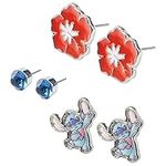 Disney Stitch Girls Earrings Set in Gift Box, Set of 3 Studs - Stitch Gifts