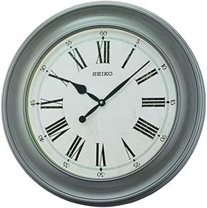 SEIKO Noa 22 Inch Wall Clock, Grey