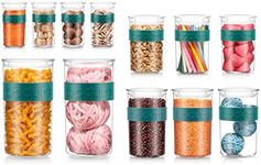 Bodum Presso Storage Jar Set 12-Pieces, Forest