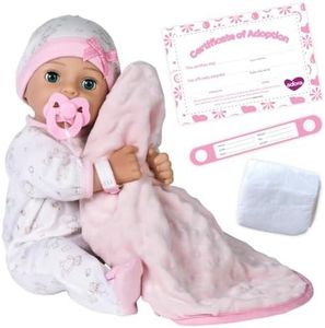 Adora Adoption Babies Collection, 16” Baby Doll with Complete 9-Piece Accessories Includes: Pacifier, Hospital Bracelet, Diaper and More! Birthday Ages 3+ - Baby Hope