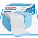 BIGGMED Tear-Resistant Incontinence Bed Pads 40'' x 36'' 125 Gram Heavy Duty (25 Count) Disposable Underpads Chucks Pads for Adults, Kids & Elderly | Protection Pads for Bed, Sofa, and Chair