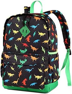 Toddler Kids Backpack,VASCHY Lightweight Cute Preschool Backpack for Boys, Daycare,Kindergarten with Chest Strap Green Dinosaur