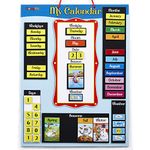 ZazzyKid Magnetic Calendar & Weather Set for Kids: Children's Daily Learning Toy