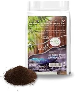 Foodie Puppies Platinum Aquarium Planted and Shrimp Aquarium Substrate Plant Soil with Free Key Ring (1L, Pack of 1)