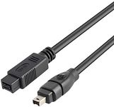 PASOW FireWire Cable 9 Pin to 4 Pin IEEE 1394 Firewire 800/400 Cable 6 Feet