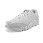 Brooks Men's Addiction Walker 2 Walking Shoe, White/White, 11