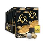 L'OR Espresso Vanilla Flavour - Aluminium Coffee Capsules (Pack of 10, Total 100 Capsules)