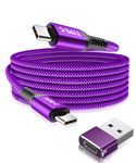 BASESAILOR for Apple iPhone 16 15 Pro Max Car Charger Cable 3M,USB C to USB C Cable 100W with USB Adapter,Power Delivery Fast Charging PD Cord for iPad Air 5,Mini 6 7,AirPods 4,Samsung Galaxy S24 S23