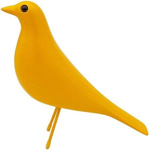 ThriBartLive Mid Century Sculpture House Bird - Office Decor Desk Dove Ornament Arts Gift Replica (Yellow)