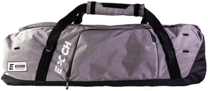 EPOCH LACROSSE - Elite Roller Bag, Sports Equipment Duffle Roller Bag for Men and Women, Gear Bag for Lacrosse Players (Gray)