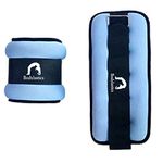 Bodylastics Ankle & Wrist Weights Pair 1.5kg each (1.5kg x 2pcs) for Legs & Arms, Neoprene Adjustable Strap for Men & Women, Soft & Durable for Fitness, Walking, Jogging, Gym & Strength Training
