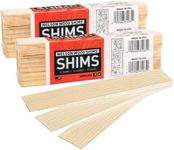 Nelson Wood Shims 8" 12 Pack - Kiln Dried Wood - Set of 2 (Total 24 Shims)