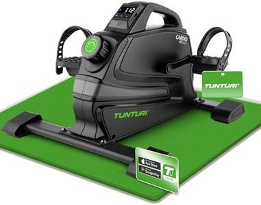 Tunturi Cardio Fit M45 Pedaltrainer - Sitzfahrrad - Heimtrainer - Herausnehmbarer Bluetooth-Monitor - Minibike 8 Widerstände - Magnetisch gebremster Fahrradtrainer - Schreibtischfahrrad