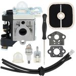 Mckin PB-251 Carburetor RB-K85 Fuel Line kit with Spark Plug Primer Bulb for Echo PB-265L PB-265LN Power Blowers Carb A021001350 A021001351 A021001352