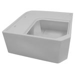 Wise Pontoon Corner Radius Corner Section Seat Base, White