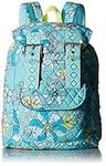 Trailmaker Girls' Quilted Cotton Backpack, Turquoise, One Size