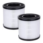 PU-P05/AC201B Air Filters Compatible with FULMINARE PU-P05 Air Puri-fier and Purivortex AC201B Air Puri-fier - 3-in-1 H13 True HEPA Replacement Filter - 2Pack