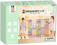 MEGAGONTILES 120PCS Magnetic Tiles 