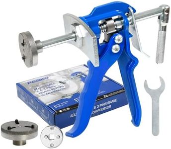 PESIKO 29350 Brake Caliper Piston Rewind Tool - Single Discs Rear Brake Kit, Combines Adjustment & Compression for Smooth Brakes
