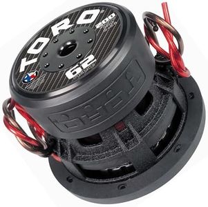 TORO TECH – Fierce 62, 6.5 Inch 200 Watts RMS – 400 Watts MAX – Dual 2 Ohm 1.5 Inch Voice Coil, 6.5” Car Audio Subwoofer for Cars, Trucks, Jeeps, Boats, Off Road with Hard Hitting Bass (Sold As Each)