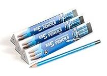 Bio 5 Antimicrobial Pencils (HB) - Prohibits Growth of Micro-organisms such as Bacteria and Viruses - Made in the UK - Triform Shape - Black Lead Graphite - 3 Boxes with 6 pencils (18 Pencils)