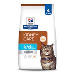 Hill's Prescription Diet k/d Early Support Kidney Care Chicken Flavor Dry Cat Food, Veterinary Diet, 4 lb. Bag