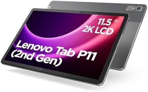 Lenovo Tab P11 (2nd Gen) - Tablette Tactile 11.5'' 2K (Processeur MediaTek Helio G99, 8Coeurs, 4 Go de RAM, 128 Go UFS, Android 12L, WiFi+Bluetooth) - Gris