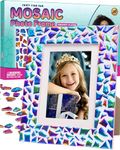 PURPLE LADYBUG Decorate Your Own Photo Frame Mosaic Kit - Unique Birthday Gifts for 10 Year Olds Girls, Creative Mosaic Kits for Children Age 6 7 8 9 10 11 12 - Fun Art and Crafts for Girls Ages 7-12