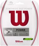 Wilson Synthetic Gut Power Tennis String, Lime, 16-Gauge