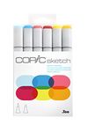 Copic Marker S 6 Piece Sketch Set, Perfect Primaries