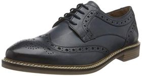 Hush Puppies Men's Bryson Oxford, Navy, 9 UK