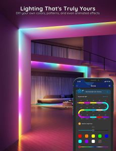 Govee 10m RGBIC LED Strip Lights – Color Changing, Smart App Control