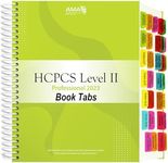 Generic 56 Book Tabs for HCPCS 2023/2024 Level II Professional Edition (AMA Version) Laminated, Color-Coded and Repositionable with Alignment Card for Easy Installation (Book not Included)