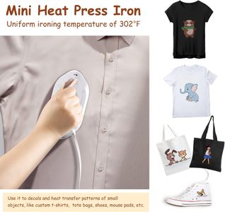 Newbealer Mini Travel Iron – Compact Portable Gold Iron