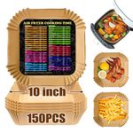 Air Fryer Liners for COSORI 6 QT, Airfryer Liners 10 Inch Large Air Fryer Parchment Paper Liners, Parchment Paper for Air Fryer Disposable, 150PCS