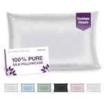 Mulberry Park Silks Silk 600 TC Pillowcase (20"X26"_White)