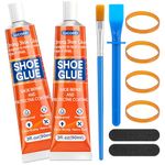 Shoe Glue Soles Repair| 180 ML Heavy Duty Clear Shoe Sole Repair Glue, Waterproof, High-Strength Adhesive, Dries in 24 Hrs| Strong Glue Shoe for Soles, Heels & Repair on Boots, Leather, Rubber, Canvas