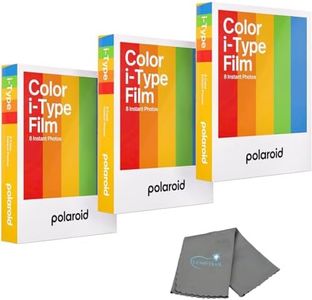 Polaroid Instant Color Film for i-Type Cameras 3 Pack, 24 Instant Photos, Works with Polaroid Now, Now+, I-2, & Lab, Bundle with a Lumintrail Cleaning Cloth