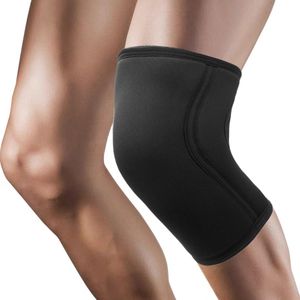 Knee Brace,1 Pack 7mm Neoprene Sports KneePads Knee Support Compression Weightlifting Pressured Crossfit Training Knee Pads Knee Sleeves Support Women Men H HOME-MART (Black, L)