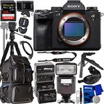 Sony a1 (Alpha 1) Mirrorless Camera (Body Only) + SanDisk 128GB Extreme Pro SDXC, 2X Extended Life Batteries, 2-in1 Lightweight 80” Tripod/Monopod, Deluxe Camera Backpack & Much More (26pc Bundle)