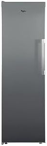 Whirlpool UW8 F2C XLSB UK.1 Freestanding Tall Freezer, 252L, 59.5cm wide, Reversible Door, No Frost, Optic Inox