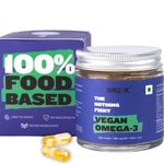 RawRX Vegan Omega 3 Fatty Acid Capsules, 30 Vegetarian Caps (30 Days Supply), Authentic 500mg Algae Oil, Carrageenan & Gelatin Free, No Fish Oil, Supports Heart, Brain, Joint Health, For Men & Women