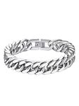 Chunky Thick Large Link Chain Bracelet for Men 12mm Wide 9 Inch Stainless Steel Jewelry