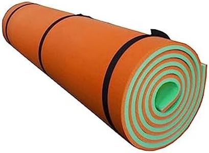 Milageto Tapis Flottant à l'eau pour Piscine, Radeau de Flotteur, Couverture de Flotteur Extérieure Portable, Matelas Enroulable, Matelas de Salon Flottant Pou, Orange Vert