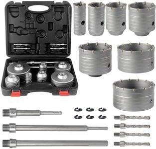 BINOTA 20PCS 30-110 mm (1-3/16" to 4-5/16") Concrete Hole Saw Kit