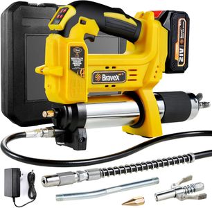 Bravex Cordless Grease Gun – 12,000 PSI, Rechargeable, 40" Hose