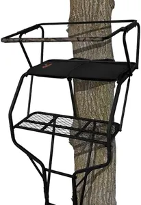 BIG GAME Guardian XLT 2-Person Ladder Whitetail Deer Elk Mule Above Hunting Outdoors Flex-Tek Seats 18' Tall Tree Stand